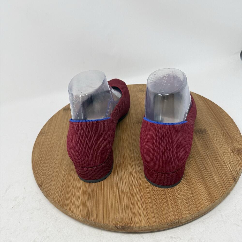 Rothys The High Point Pointed Toe Heels Autumn Red Career Office Womens 7.5 - Picture 3 of 9